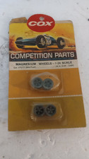 Grand Prix BRM Front Tapped Slot Car Wheels 1 Pair Cox  9210 1/24 NOS 1960s 4