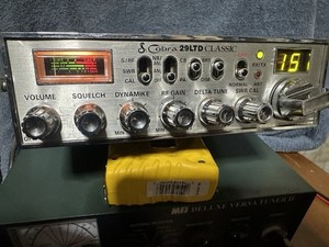 Cobra 29LTD Classic CB 40-Channel Mobile Radio SWR RF Gain Delta Tune Silver
