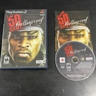 50 Cent: Bulletproof (Sony PlayStation 2, 2005) PS2 CIB - GAME NOT WORKING!