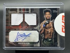 2025 Topps UFC Knockout - Tier 1 Dual Relic Autograph Vinicius Oliveira /199 RC