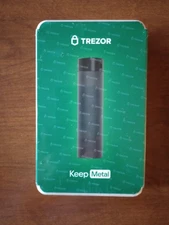 Trezor Keep Metal 24 word Crypto Seed Phrase Backup Storage Aerospace NEW Sealed