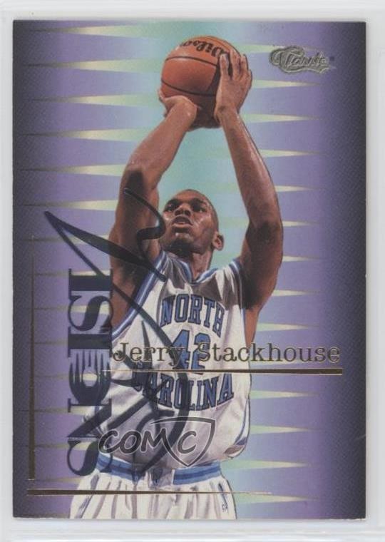 1995 Classic Visions Jerry Stackhouse #3 Rookie RC 0b5