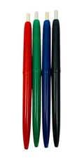 1967 Kenner SPIROGRAPH Replacement Pen Set - red blue green black - ink dried up
