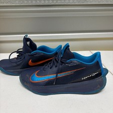 Nike Hustle Quick Basketball Shoes Youth Size 6Y Blue Orange Sneakers