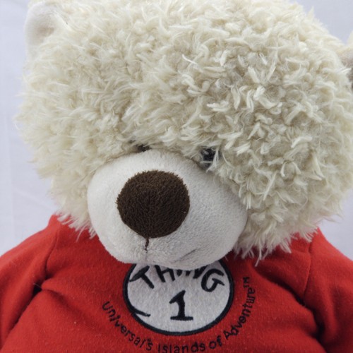Universal Dr. Seuss Thing 1 Teddy Bear Plush Toy Islands Of Adventure - Picture 2 of 7