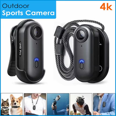 4K POV Camera Ultra HD Action Angle Lens Portable for Outdoor Sports & Daily Use