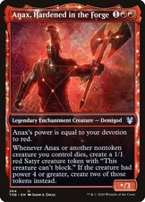 MTG Anax, Hardened in the Forge (Showcase) [Theros Beyond Death] Lightly Played