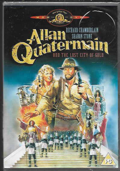 ALLAN QUATERMAIN AND THE LOST CITY OF GOLD R2 DVD RICHARD CHAMBERLAIN NEW/SEALED