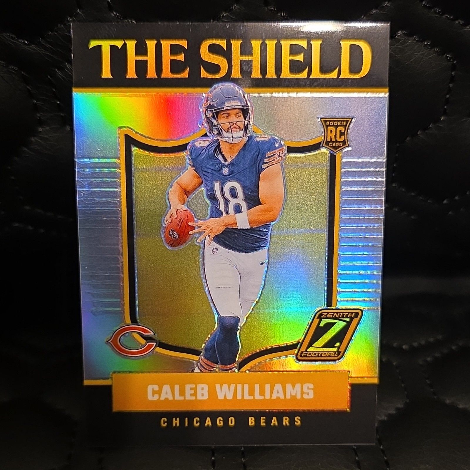 Panini Zenith The Shield Prizm Rookie Caleb Williams Chicago Bears 2024