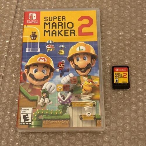 New ListingSuper Mario Maker 2 - Nintendo Switch 2019 GAME and CASE