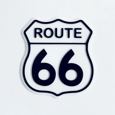 Route 66 Wandschild | Pixar Cars inspirierte Raumdeko | Lightning McQueen Thema Kunst