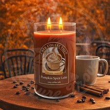 Yankee Candle Pumpkin Spice Latte 20 oz 2-Wick - Cinnamon Sugar  Maple Espresso