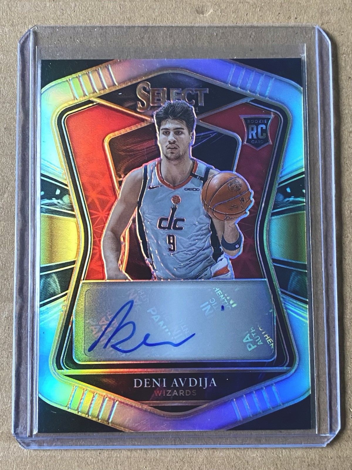 2020-21 Panini Select - Deni Avdija Rookie Signatures Auto Silver /249 RC