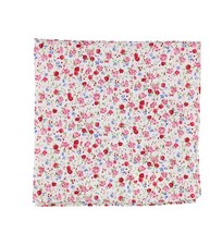 bar III Mens Dahlia Floral Pocket Square, Red, One Size