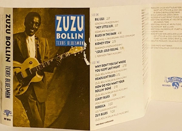 Zuzu Bollin - Texas Bluesman (Cass, Album, RE) (Mint (M)) - 3870356107 - Image 2 of 4