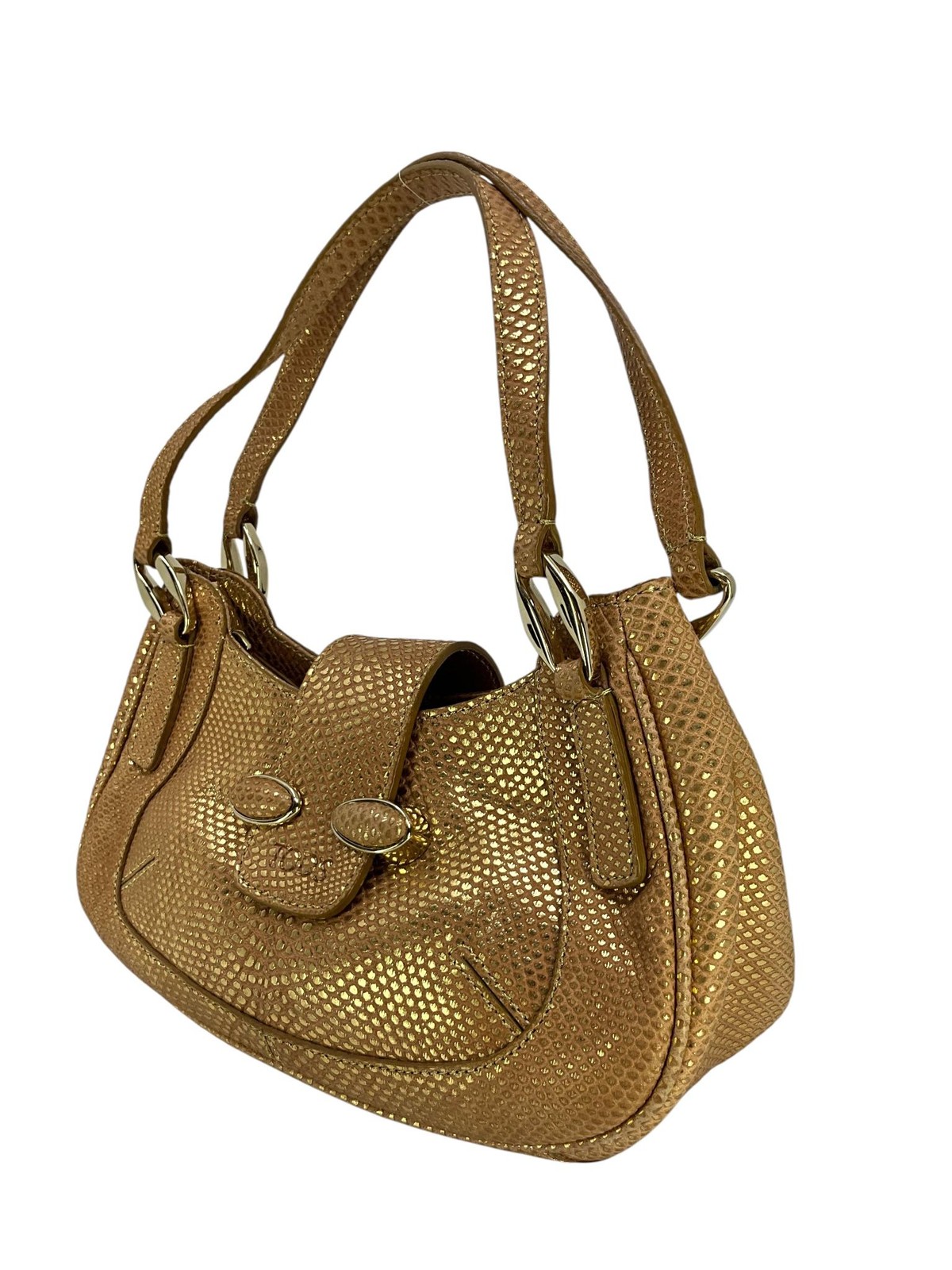 TOD'S Embossed Python Mini Handbag - image 3