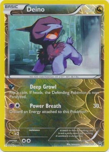 Deino 93/124 Dragons Exalted Common Reverse Holo
