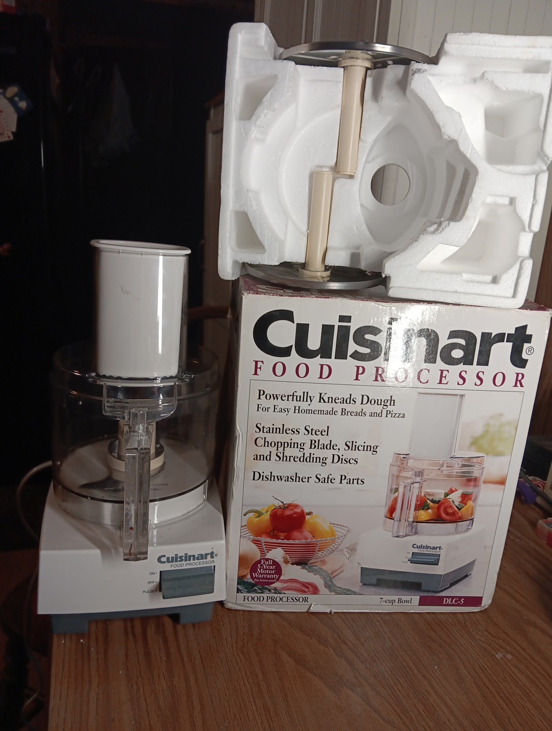 Cuisinart 7 Cup Food Processor Model DLC-5 Excellent Tested 