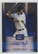 2012 Leaf Metal Draft Blue 11/25 Michael Kelly #BA-MK1 Auto 0t3