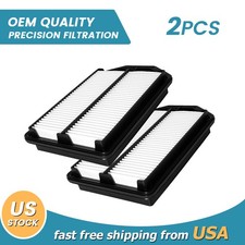 2x New Engine Air Filter Set for 2007 2008 2009 Honda CR-V 2.4L