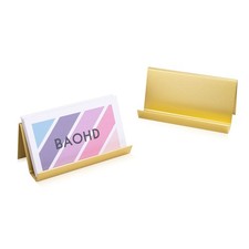 Business Card Holder for Desk, Modern Metal Business Card Holder Display, Alu...