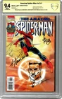 Amazing Spider-Man 1B Byrne Sunburst CBCS 9.4 Witnessed Sig 1999