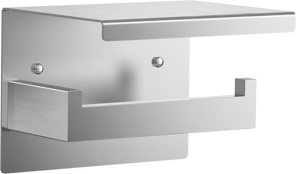 Toilettenpapierhalter Selbstklebend Edelstahl, Klorollenhalter Ohne Bohren, Wc-image