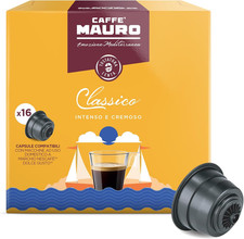 Caffè Mauro Torrefazione Miscela Classico – Intensità 9/10 – 48 Capsule, Compati