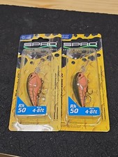 (2) SPRO RK Crawler 50 4-8ft Missouri Craw Lot Of 2