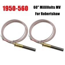 2 PCS For Robertshaw Gas Cooking Heating Thermopile 60" MilliVolts MV 1950-560