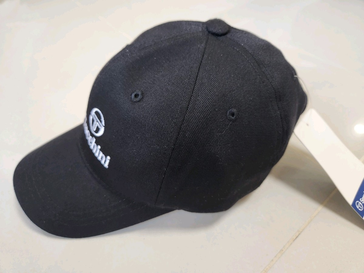New Sergio Tacchini hat tennis Baseball Cap Heritage Black Color