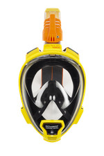 Used Ocean Reef Aria QR Full Face Snorkeling Mask - Yellow L/XL - OR019025