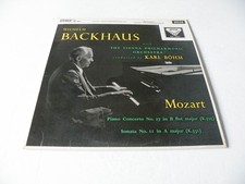UK DECCA SXL 2214 MOZART CONCERTO BACKHAUS BOHM VPO LP 1962 WIDE BAND STEREO