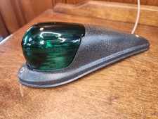 Vintage Truck Cab Marker Clearance Light Green Glass Lens Hot Rod Motorcycle