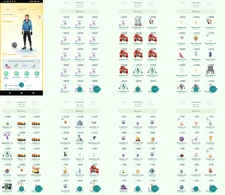 Pokémon Acc Go - Lvl49 - 51 Shiny - 32 Legendary