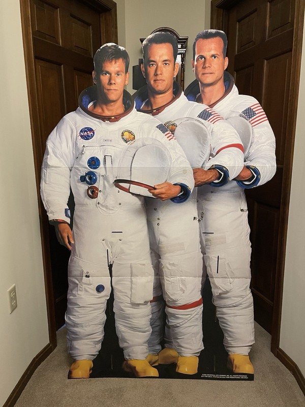 Vintage 1995 Apollo 13 Movie Promo Standee Tom Hanks, Kevin Bacon, Bill Paxton