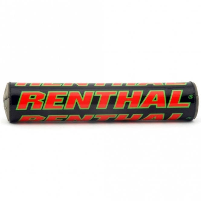Renthal Bar Pad - SX 240mm Handlebar Bar Pad (Black/Green/Red)