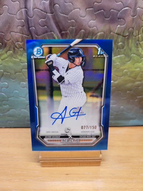 2026 Bowman Chrome Baseball Adrian Gil Bowman 1st Blue Refractor Auto /150