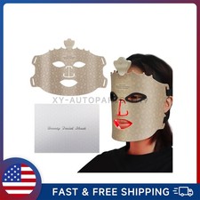 Red Light Therapy Mask Set, Five-Level Brightness Adjustment for Face and Neck,