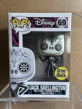 Funko Pop! Disney 69 Jack Skellington Day Of The Dead Glow in the Dark POP W/ PR