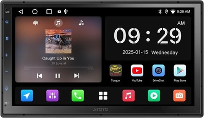 ATOTO A5L 7'' 32G Double Din Android Auto Carplay Stereo (w/o backup cam)