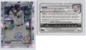 2020 Bowman Chrome Prospects Atomic Refractor /100 Everson Pereira #CPA-EP Auto