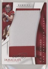 2017 Panini Immaculate Numbers 20/50 CJ Beathard #IM-CB Patch lt0