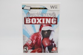 Refurbished Nintendo Wii Don King Boxing Complete CIB Excellent Mint Clean