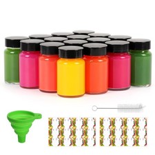2 oz Glass Shot Bottles with Caps, 16 Pack 60...