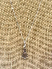 Brighton Christmas crystal tree heart charm necklace  NWT