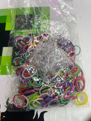 Bulk Rainbow Loom Rubber Bands Lot  Mixed Colors Bracelet Craft Refill