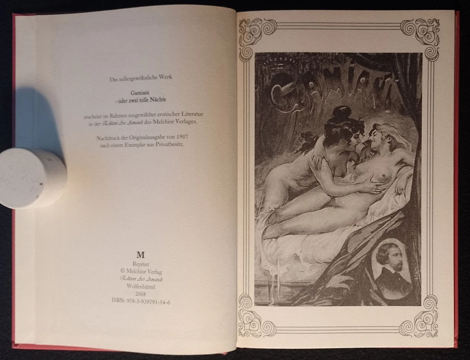 GAMIANI-ODER ZWEI TOLLE NÄCHTE  EDITION MELCHIOR Erotik illustriert - Bild 2 von 4
