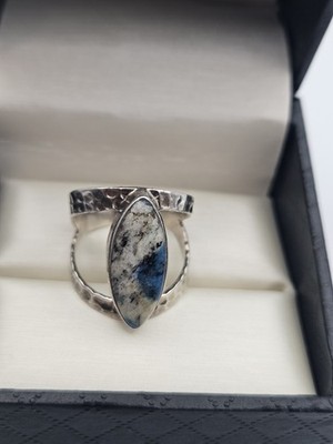 Vintage K2 Jasper Woman's Sterling Silver  Ring size 7.75