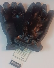 Men's Swany Thinsulate Sheepskin Leather Gloves, Black, Small/Medium